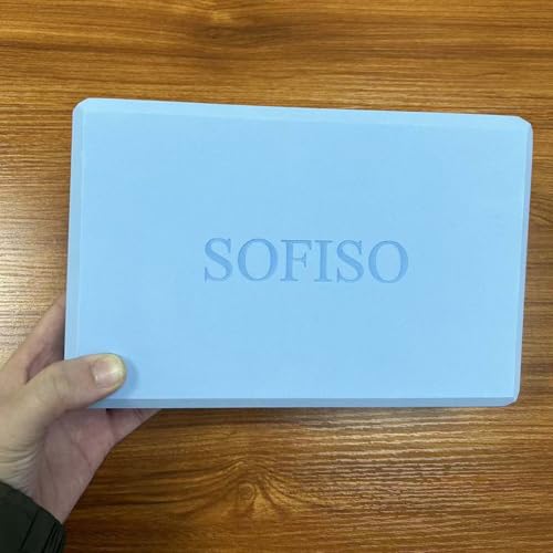 Yoga Block Soft Yoga Equipment Non-Slip Foam Blocks with Beveled Edges Home Gym Accessory Pilates Tool Lightweight for Travel Extra Firm Workout Accessory