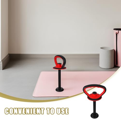 Adjustable Kettlebell Handle with Stable Base and Nut Quick Assembly Ergonomic Grip for Strength Training Full Body Workouts Home Gym 14.17X7.28X4.80In