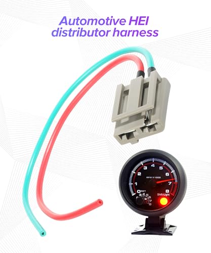 2PCS 170072 Distributor Pigtail,Power and Tachometer Connector Plug,Car Accessories 12V High-Temperature Resistant Engine Wiring Harness,Automotive Replacement,Suitable for Most Cars