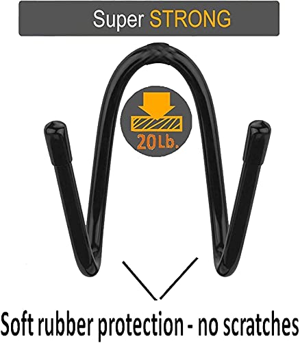 AUXPhome 2 Pack Wall Storage Display Rack - Bow Hanger Hooks Wall Holder - No Scratches - Hold up to 20 Lbs - Hold 2 Bows