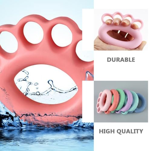 3pcs Finger Grip Rings Hand Exerciser Tpr Strength Recovery