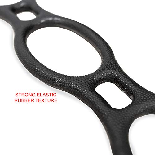 Valor Fitness Looped Stretch Bands – Heavy Duty Resistance Bands with Rings for Rehab, Stretching, Toning & Conditioning, Power Bands for Full-Body Workouts