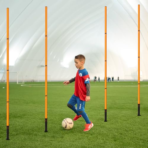 Soccer Training Equipment,Agility Speed Training Set, 20ft Agility Ladder - color: Orange