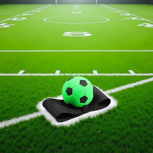 Green Wrist Return Ball - Adjustable Bounce Back Ball with String, Rubber Elastic Rebound Finger Exercise Activity and Play