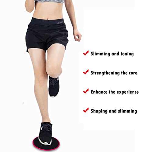 2 Packs of Gliding Discs Core Sliders Ab, Back, Hip, and Leg Exercise Gear for Gym, Home, Yoga, Pilates | Strengthen Abdominals, Burn Fat, Improve Balance