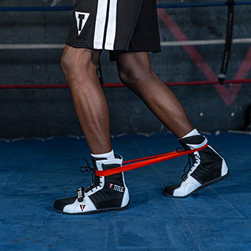 TITLE Boxing Power Stance Resistance Bands - Resistance Bands, Strength Training Equipment, Exercise Bands, Resistance Bands for Working Out, Workout Bands, Fitness Equipment, Resistance Band Set