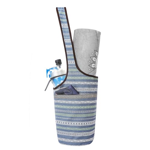 Yoga Mat Bag With Large Size Pocket and Zipper Pocket, Strap Bag, Fit Most Size Mats, Bags and Carriers for Women