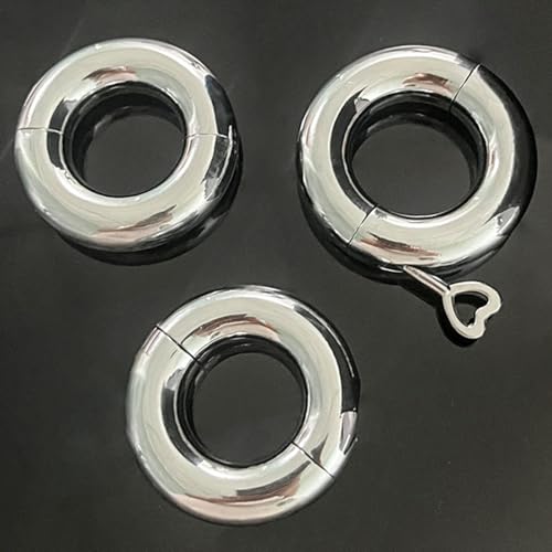 Indoor Fitness Hanging Pendant Metal Circle Ring Accessory-ushlF156 (3pcs-33mm)