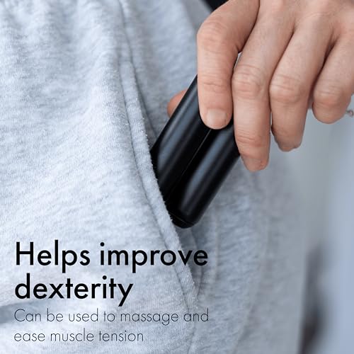ONO Roller - Handheld Fidget Toy for Adults | Help Relieve Stress, Anxiety, Tension | Promotes Focus, Clarity | Compact, Portable Design (Black, Junior Size - Aluminum) - size: Junior Size, style: Aluminum - Black