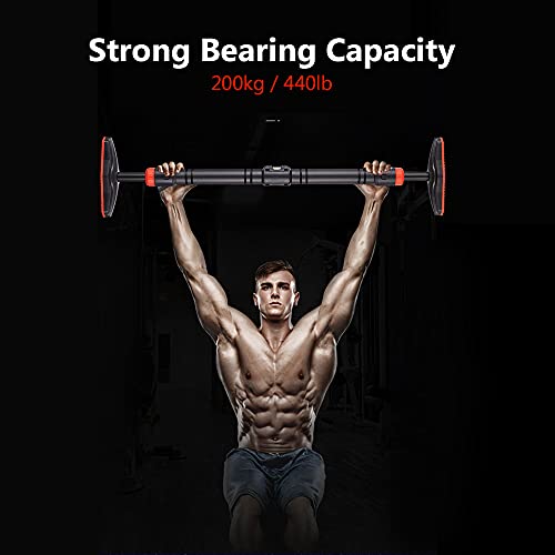 Steel Doorway Pull Up No Screw Installation Chin for Strength Workout