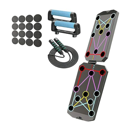 Multifunction Foldable Push Up Boards Portable Push Up Boards Fitness Equipment for Strength Training and Muscle Building Fitness Strength & Exercise Training Equipment - color: B
