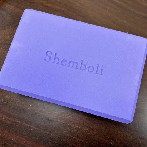 One Pack Yoga Block Soft Non-Slip Foam Blocks with Beveled Edges for Yoga Pilates Meditation Yogas Accessories for Stability Balance Deepen Stretches