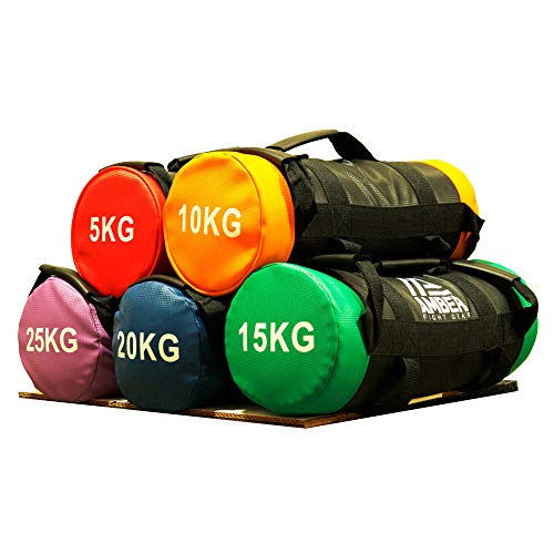 Workout Sandbag for Strength Training Heavy-Duty PVC Shell, 5 Multi-Grip Handles, Reinforced Seams Ideal for CrossFit, Functional Training, Military Conditioning, Home & Gym Workouts – 5kg/11lb