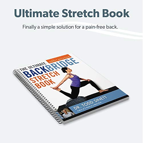 Adjustable Lower & Upper Back Stretcher For Lumbar Support, Spine Alignment & Back Pain Relief By Renowned Kinesiologist Dr. Todd Sinett