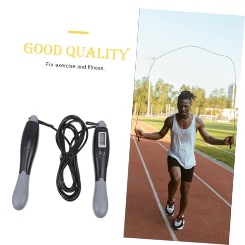 PRETYZOOM Smart Counting Skipping Rope for Adults Portable Lightweight Fitness Training Tool with Digital Counter Outdoor Practical Jump Rope for Weight Loss and Body Shaping