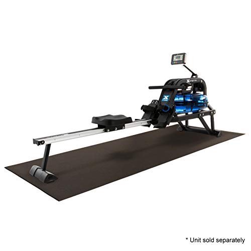 Xterra Floor Mat — Heavy Duty, Thick 6mm PVC, Nonslip, Textured Fitness Equipment Floor Protector for Treadmill or Bike - style: Treadmill Mat
