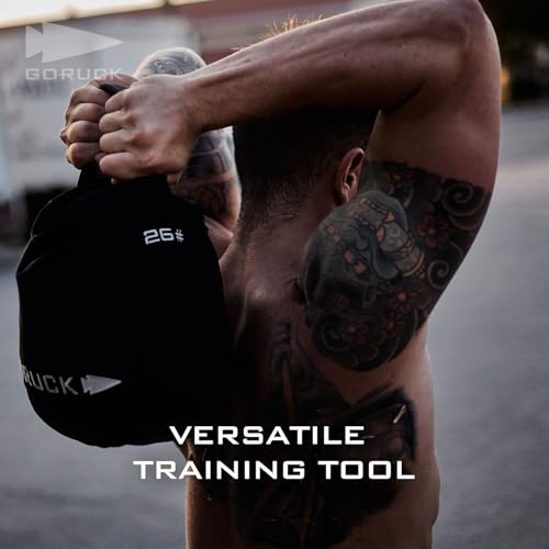 GORUCK Sand Kettlebells Weight for Fitness & Body Workout for Men & Women - for Weightlifting, Dumbbell & Yoga - for Home & Gym Training - size: 35LBS