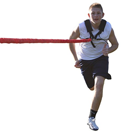 Padded Dual-Use Harness with 10ft Towline. Made in The USA for Speed, Agility and Jump Training.