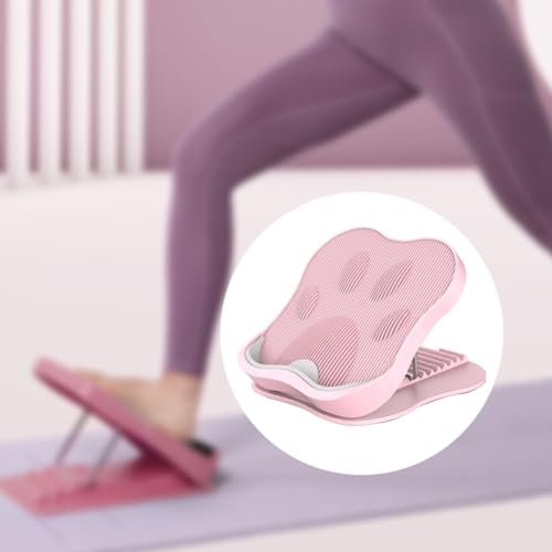 Stretching Board Gymnastics Training Equipment Folding Calf Board, Pink