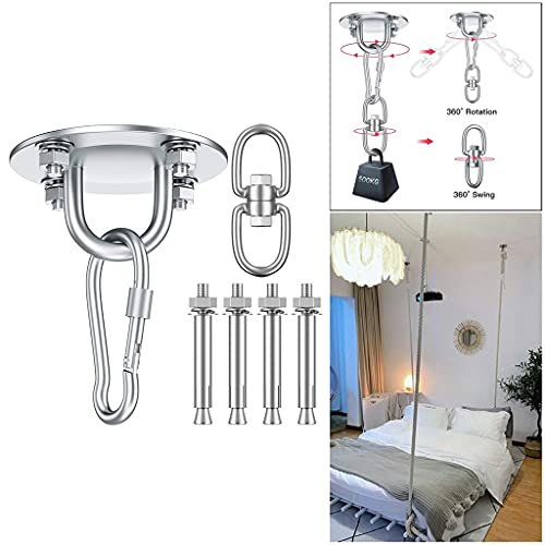 Heavy Duty Hammock Hanging Plates Staple Hook,Ceiling Wall Mount Anchor Hooks Hanger for Swing Chair Suspension