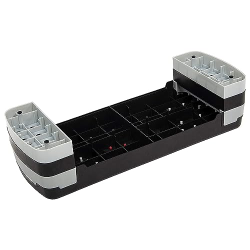 BalanceFrom 31-inch Aerobic Step Platform Trainer with 3 Adjustable Risers - color: Gray
