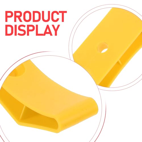 10pcs Dumbbell Rack and Kettlebell Storage Stand Hollow Weight Organizer for Home Gym, Compact Sports Equipment Holder with Shock Absorbing Yellow Design