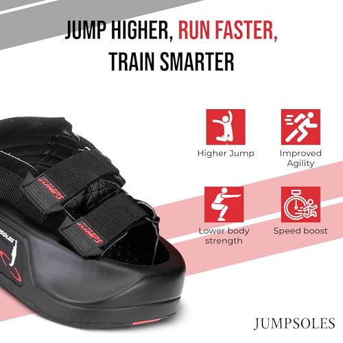 Jump Training System – Vertical Leap Speed & Agility Trainer Improves Foot & Ankle Strength Jump Shoes for Achilles & Plantar Fasciitis Relief - size: US 8-9.5, style: Basic