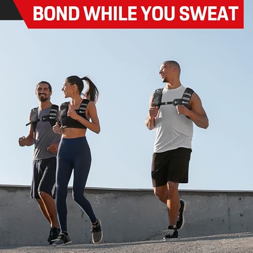 Weighted Vest for Men & Women, 5lbs/10lbs/15lbs/20lbs Weight Vest, Perfect for Running, Walking, Fitness, and Strength Training