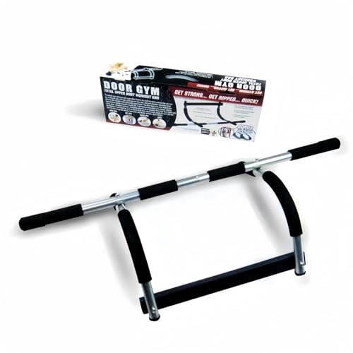 Doorway Pull Up Bar | Heavy-Duty Steel Multi-Function Fitness Chin Up Bar, Max Limit 330 lbs, Fits Standard Door Frames, No-Drill Design for Home Strength Training, Pull-ups and Push-ups