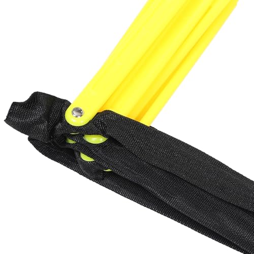 Multifunctional Agility Ladder Football Training Equipment Yellow Foldable Soccer Speed Ladder for Footwork Drills and Sports Agility Training