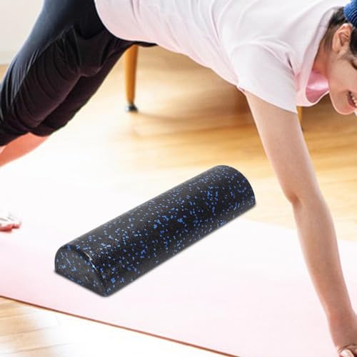 Half Round Foam Roller, 18 Inch High Density EPP Massage Column for Muscle Recovery, Balance Training, Yoga, Pilates, Gym & Home Fitness