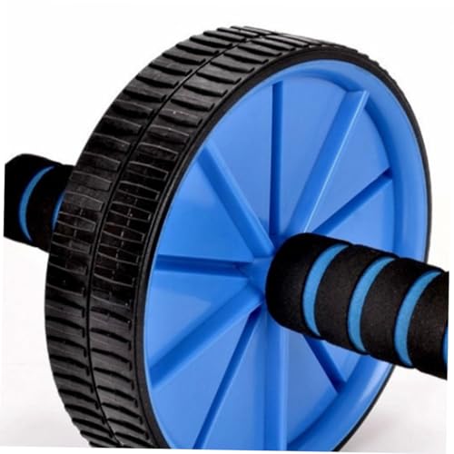 BESPORTBLE Double Wheel Abdominal Exercise Roller Mute Core Trainer for Ab Workout and Fat Burning Blue Ab Wheel for Home Gym Fitness Suitable for Men and Women Beginners to Pros