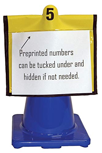 Cone Folders (Double Sided Pockets That fit Over Your Cones), Sold as a Set of 6