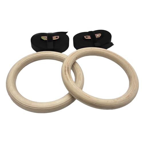 Exercise Rings with Straps Buckles Pull Up Exercise Rings Gymnastic - color: 32mm