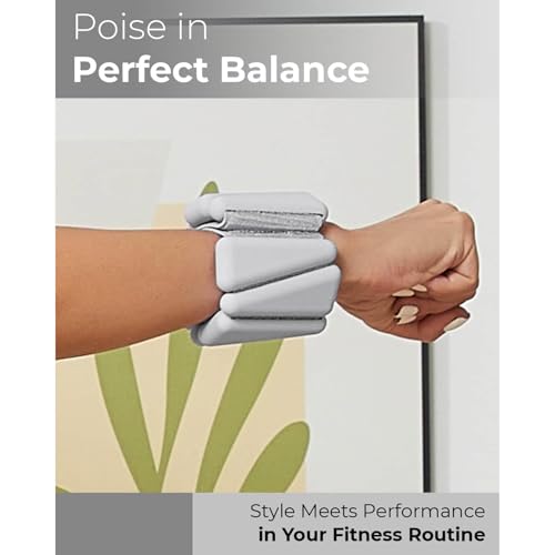 Adjustable Silicone Ankle Wrist Weights Strap for Wrist Leg and Ankle Training Providing Customizable Resistance Levels