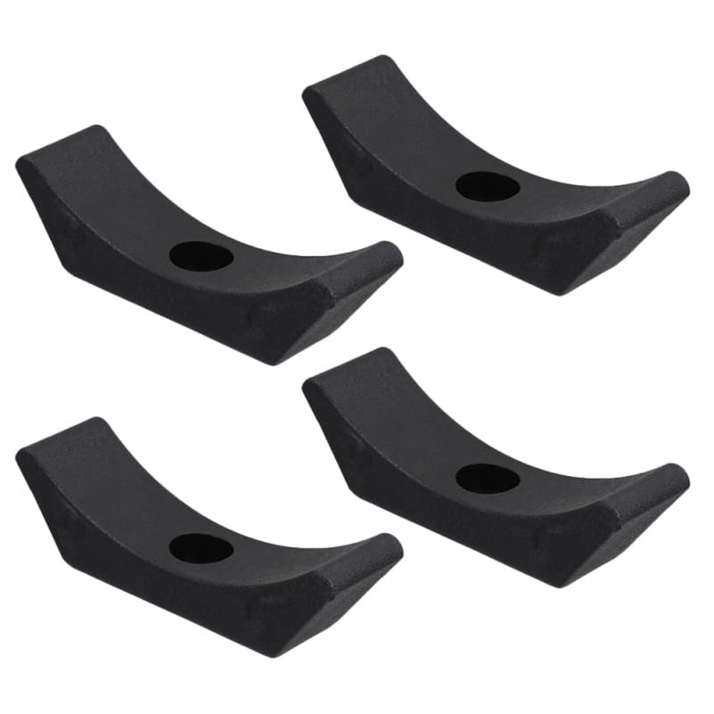 ibasenice Dumbbell Saddles 20 Pcs Plastic Cradles Replacement Dumbbell Racks Floor Protectors for Home Gym Small Weight Rack