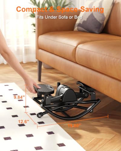 Rock Stepper for Exercise at Home, Rocking Stepper Side to Side - color: Black