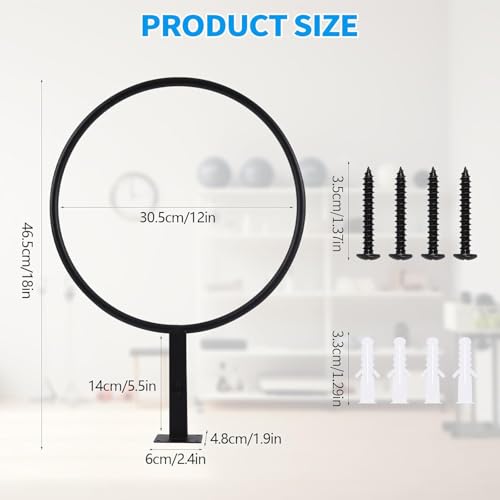 Large Stability Ball Storage Rack Exercise Dall Wall Holder Yoga Studio Gym Exercise Ball and Equipment Organizer(2 pcs)