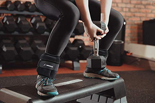 Adjustable Ankle Weights 1-5/10/12 Lbs Leg Weights for Men Women,Wrist Ankle Weights for Physical Therapy,Yoga Pilates,Workout,Walking,Jogging - color: Adjustable 5 Lb Set ( 2.5 Lb Each) - Black