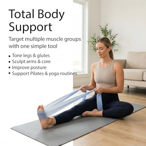 Lindywell Ultimate Exercise Bands for Men & Women, Toned Glutes, Strength - style: Exercise Band - Blue