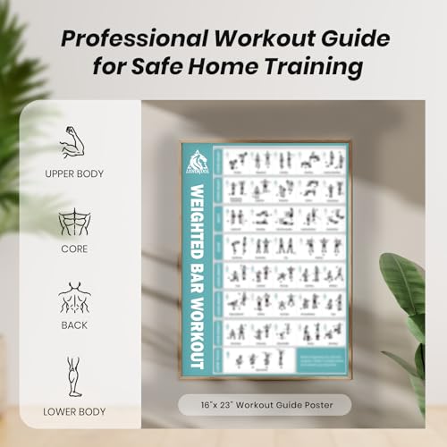 Workout Weighted Bar,Padded Exercise Weight Bar, Solid Steel Stretching weighted bar set for Body Sculpting, Physical Therapy,Body Toning - size: Set of 4-5LB, 8LB,10LB and 12LB