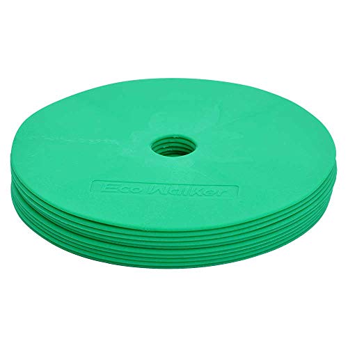 Flat Cones Spot Markers Soccer Basketball Sports Speed Agility Training - color: Pink