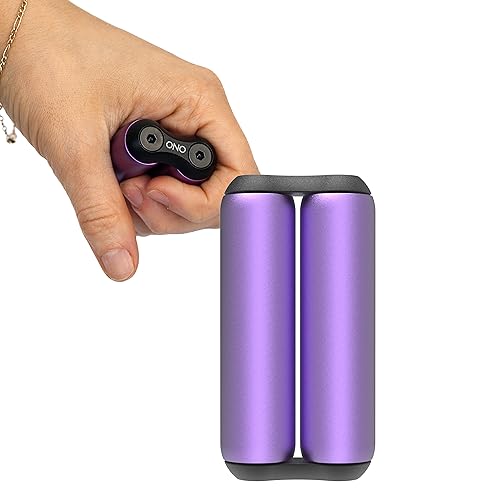 ONO Roller - Handheld Fidget Toy for Adults | Help Relieve Stress, Anxiety, Tension | Promotes Focus, Clarity | Compact, Portable Design (Purple, Junior Size - Aluminum) - size: Junior Size, style: Aluminum - Purple