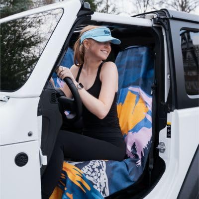 Sprints Athletic Running Towel, Full-Sized, Car Seat Cover - Performance Microfiber (Yosemite) - color: Yosemite