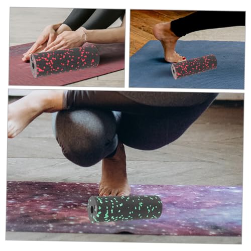 LIOOBO 2pcs Balance Yoga Roller Compact Muscle Massage Roller for Travel for Back Leg Arm Pain Relief