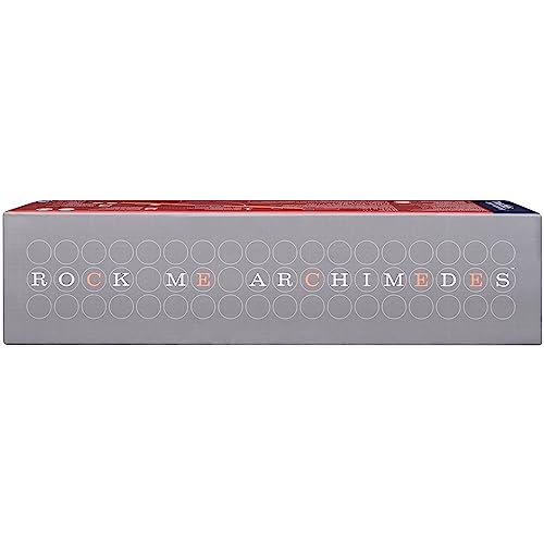 Rock Me Archimedes, Balancing Strategy Puzzle Marbles Family Board Game Retro STEM Learning Educational Toy, for Adults and Kids Ages 8 and up
