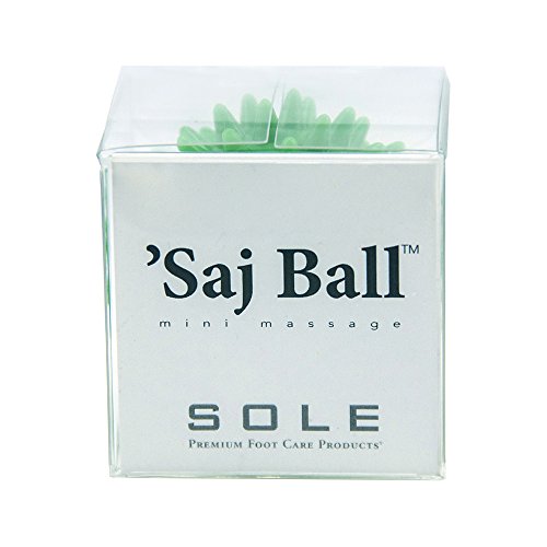 Saj Ball - Mini Spiky Relaxing Massage, Deep Tissue Plantar Fasciitis Relief - Gift Box, Green