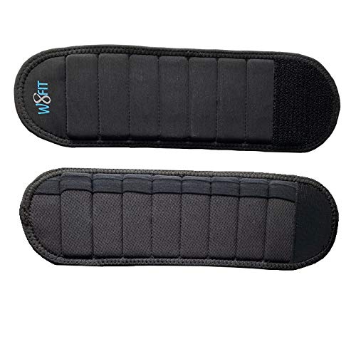 W8FIT Adjustable Wearable Wrist Arm Weights for Walking, Fitness, and Physical Therapy - size: LARGE 3.4 LBS PAIR (1.7 LBS each)