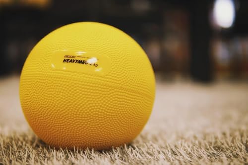 Gymnic Heavymed 2 Medicine Ball, 15cm/2 kg/4.4 lb, Yellow - color: Yellow, size: 2 kg