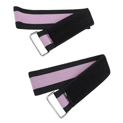 Keenso Booty Bands Polyester Glute Bands 32.6in Non Slip Exercise for Women Portable 2pcs for Pilates Hip Thigh Leg Training Home Gym Workout